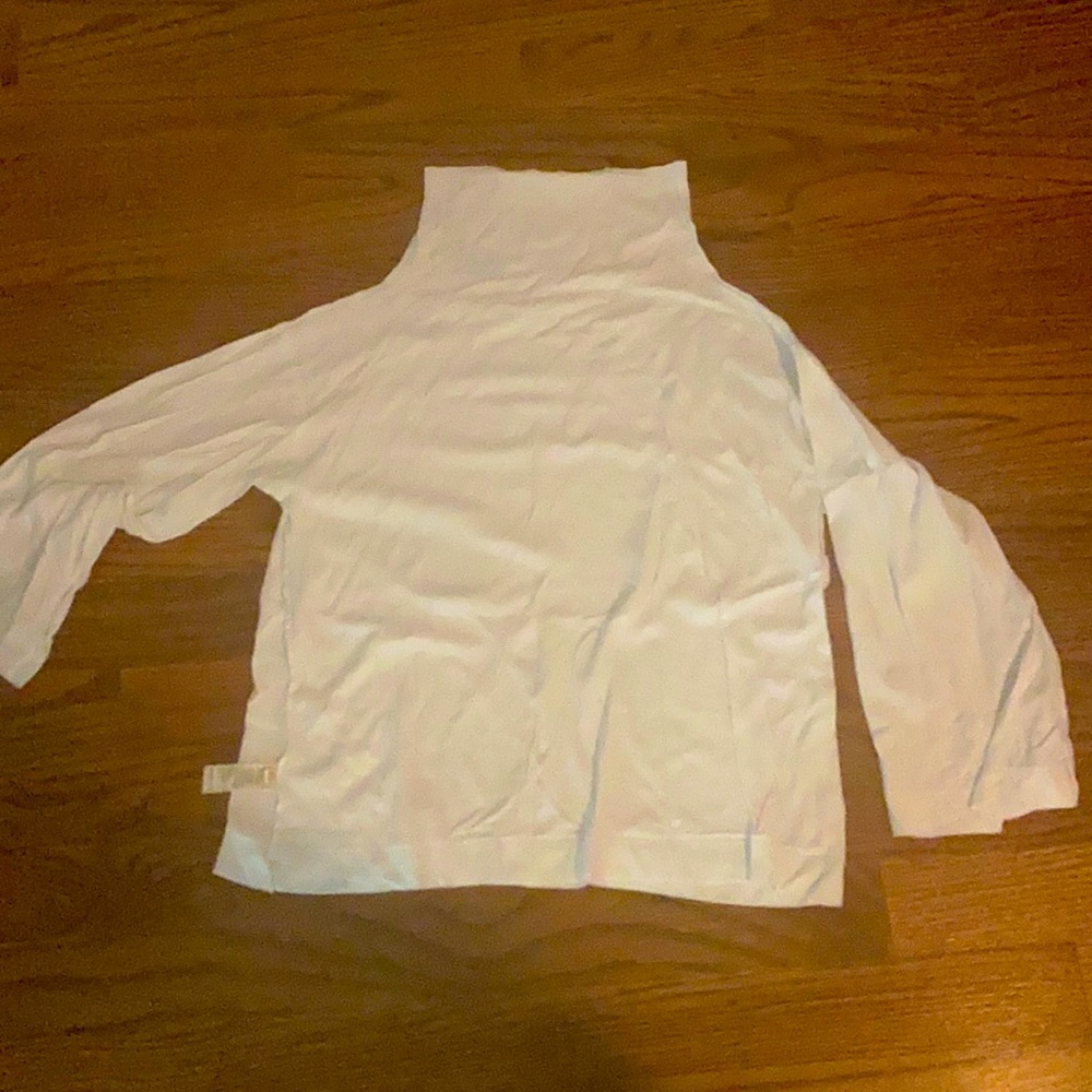 White turtleneck, Free People, Size Medium